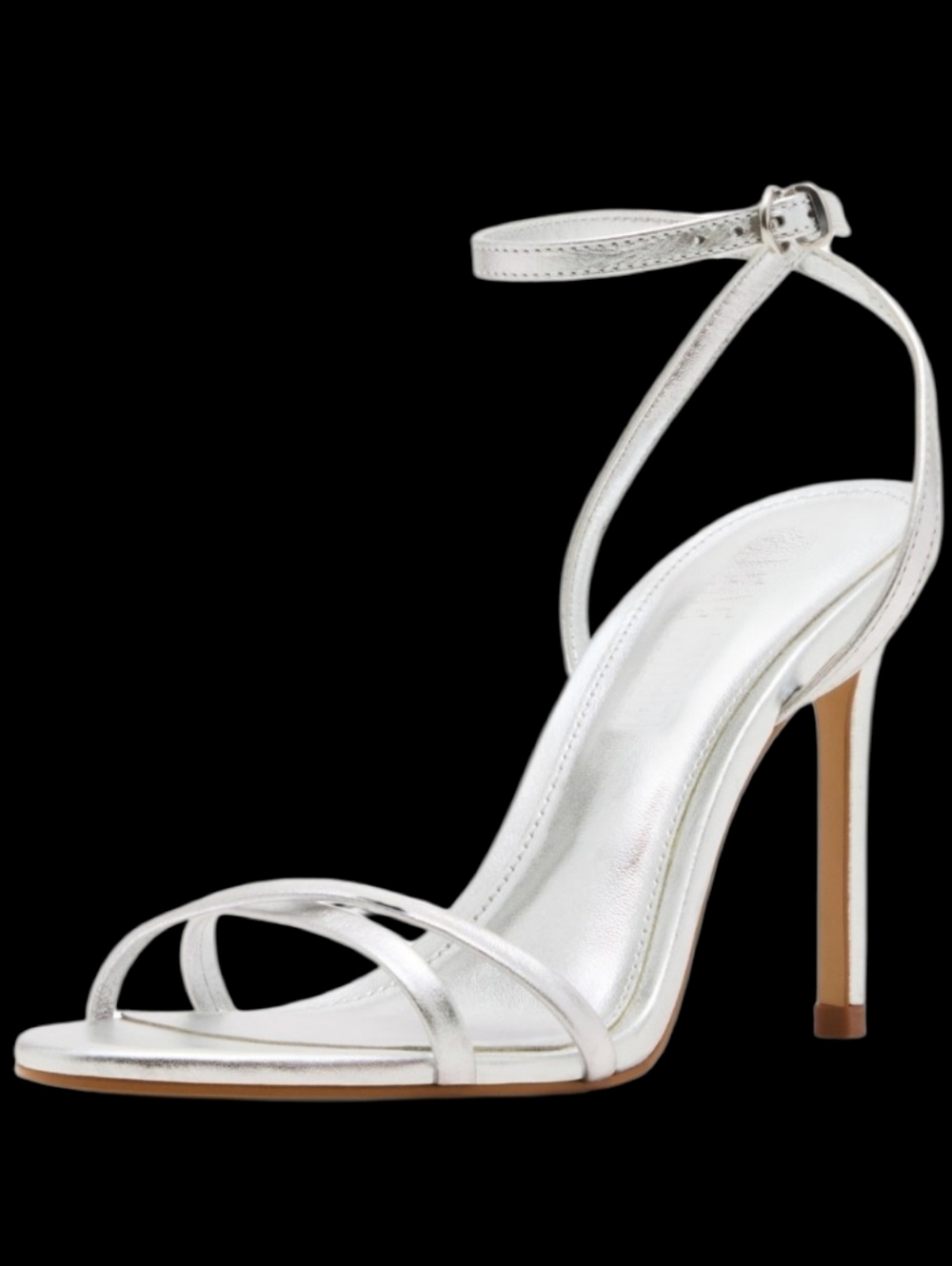 Steve Madden Jypsey Silver Leaf Strappy Heels